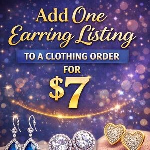 Add on Bundle $7 Earrings